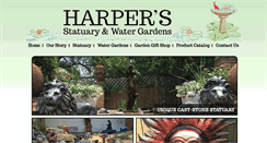 Desktop Screenshot of harperslawnornaments.com